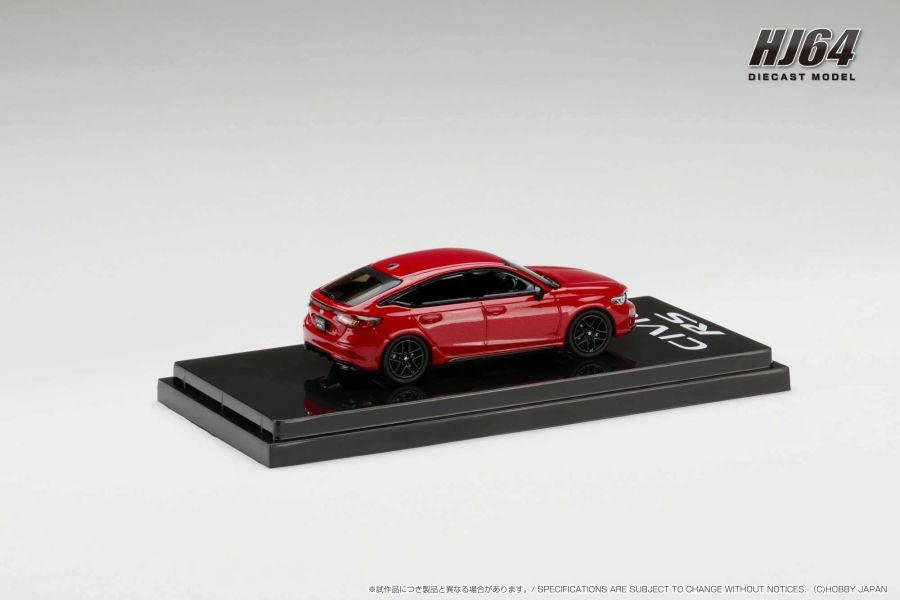 Hobby JAPAN 1/64 本田 Honda CIVIC RS Premium Crystal Red Metallic 金屬紅 HJ642046AR Hobby JAPAN 1/64 本田 Honda CIVIC RS Premium Crystal Red Metallic 金屬紅 HJ642046AR