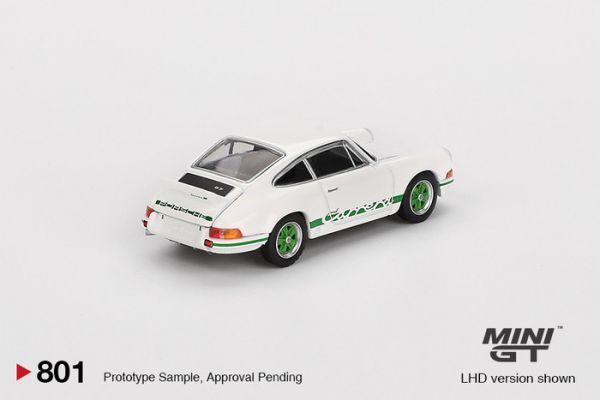 MINIGT 1/64 保時捷 Porsche 911 Carrera RS 2.7 Grand Prix 白底綠邊 MGT00801-L MINIGT 1/64 保時捷 Porsche 911 Carrera RS 2.7 Grand Prix 白底綠邊 MGT00801-L