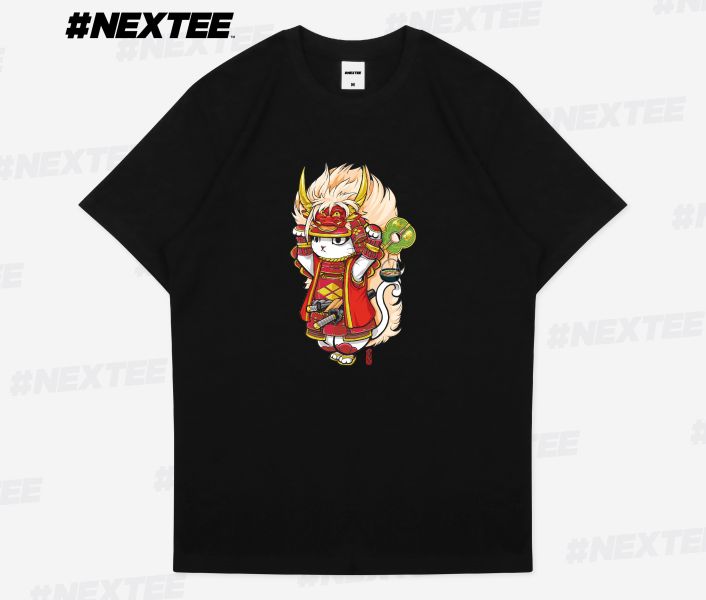 NEXTee KONEKO 武田信玄 短袖T恤 白色＆黑色 NEXTee KONEKO 武田信玄 短袖T恤 白色＆黑色