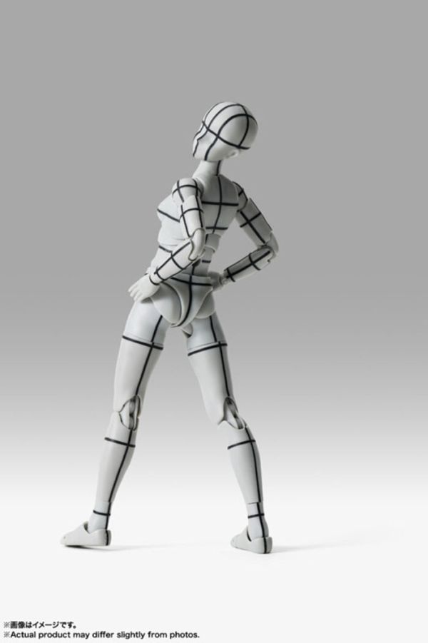 BANDAI S.H.Figuarts SHF 女性素體-Sports-Edition -線框- Gray Color Ver. BANDAI S.H.Figuarts SHF 女性素體-Sports-Edition -線框- Gray Color Ver.