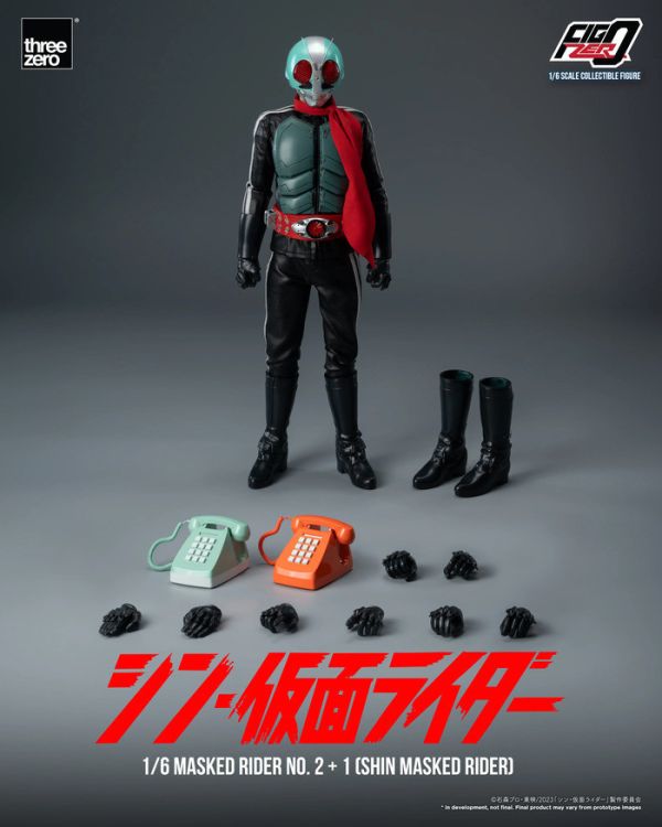 Threezero FigZero 1/6  新假面騎士 32cm No.2+1 可動完成品 3Z06786W0 Threezero FigZero 1/6  新假面騎士 32cm No.2+1 可動完成品 3Z06786W0