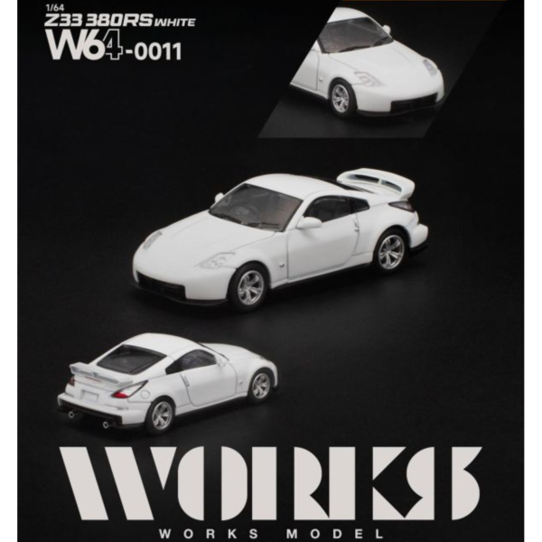 (預購) WORKS MODEL 1/64 日產 NISMO Z33 380RS WHITE W640011 20260830 WORKS MODEL 1/64 日產 NISMO Z33 380RS WHITE W640011