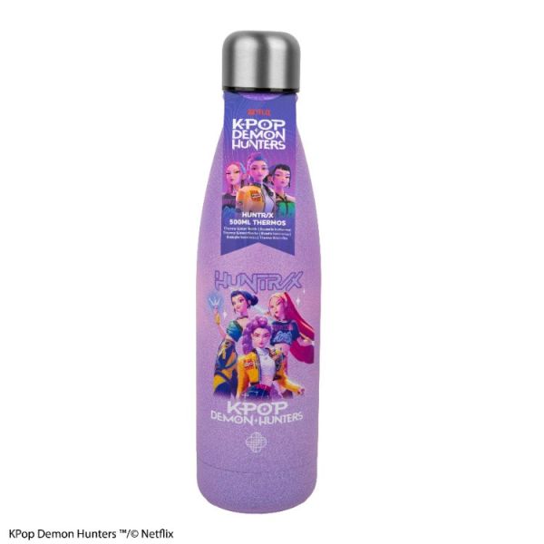 KPOP 獵魔女團 Demon Hunters 不鏽鋼 保溫瓶 L級 HUNTR/X 女團 500ml KPOP 獵魔女團 Demon Hunters 不鏽鋼 保溫瓶 L級 HUNTR/X 女團 500ml