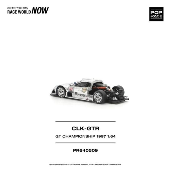 (預購) POP RACE 1/64 日產 MERCEDES-BENZ AMG CLK GTR FIA GT CHAMPIONSHIP 1997 PR640509 20260805 POP RACE 1/64 日產 MERCEDES-BENZ AMG CLK GTR FIA GT CHAMPIONSHIP 1997 PR640509