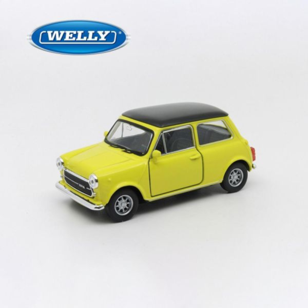 (預購) WELLY 4.75吋 MINI Cooper 1300 經典復古掀背車模型 43609CW(黃色) 20260915 WELLY 4.75吋 MINI Cooper 1300 經典復古掀背車模型 43609CW(黃色)