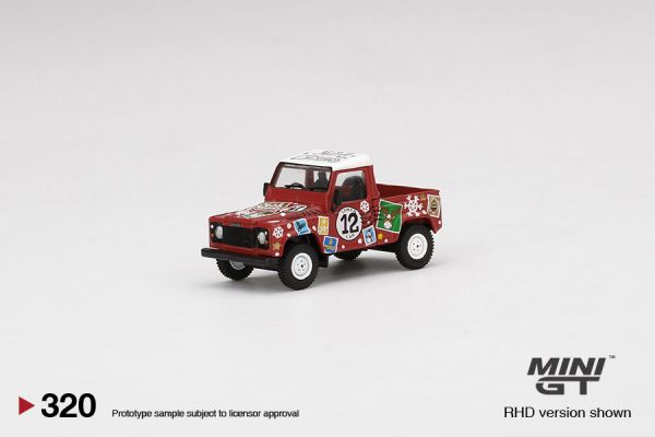 MINIGT 1/64 LandRover Defender90 皮卡車 聖誕節2021 右駕 MINIGT,1/64,LandRover Defender90,皮卡車,聖誕節,2021,右駕,