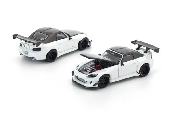(預購) POP RACE 1/64 本田 Honda PANDEM S2000 SOFTTOP WHITE (預購) POP RACE 1/64 本田 Honda PANDEM S2000 SOFTTOP WHITE