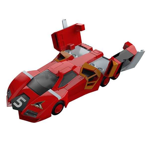 MegaHouse 1/43 VARIABLE ACTION KIT Vol.2 閃電霹靂車 超級阿斯拉01氣流模式 火焰史培利昂G.T.R  AOI 美洲豹Z7 3款套組 MegaHouse,1/43,VARIABLE ACTION KIT Vol.2,半組裝模型,閃電霹靂車,超級阿斯拉01,史培利昂,美洲豹Z7 