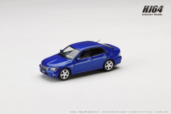 Hobby JAPAN 1/64 豐田 Toyota ALTEZZA RS200 (E10) 1998 雲母藍 HJ641080ABL Hobby JAPAN 1/64 豐田 Toyota ALTEZZA RS200 (E10) 1998 雲母藍 HJ641080ABL