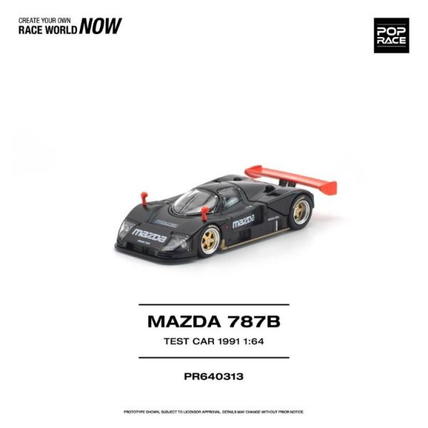 (預購) POP RACE 1/64 馬自達 MAZDA 787B 1991 TEST CAR PR640313 20260521 POP RACE 1/64 馬自達 MAZDA 787B 1991 TEST CAR PR640313