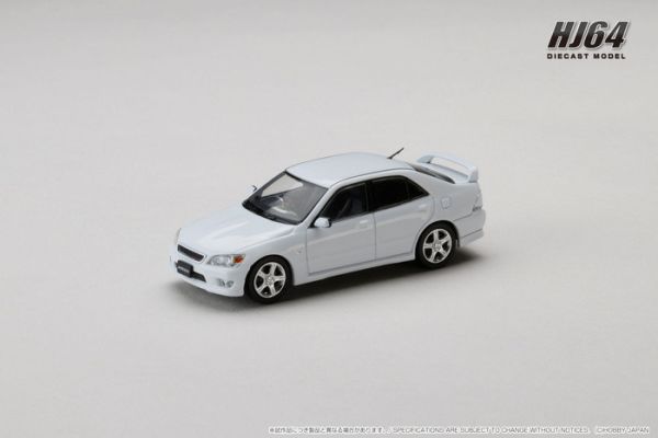 Hobby JAPAN 1/64 豐田 Toyota ALTEZZA RS200 (E10) 1998 Genuine Option Parts 超級白 HJ642080BW Hobby JAPAN 1/64 豐田 Toyota ALTEZZA RS200 (E10) 1998 Genuine Option Parts 超級白 HJ642080BW