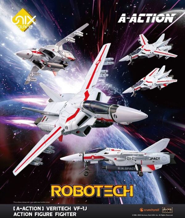千值練 Unix Square [A-Action] 超時空要塞 VF-1J 戰鬥機模式 Fighter 可動完成品 千值練 Unix Square [A-Action] 超時空要塞 VF-1J 戰鬥機模式 Fighter 可動完成品