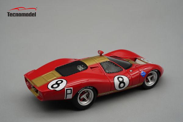 Tecnomodel 1/43 福特 Ford P68  1000Km  Nurburgring  1968 Driver Irwin/Rodriguez Car # 8 Tecnomodel 1/43 福特 Ford P68  1000Km  Nurburgring  1968 Driver Irwin/Rodriguez Car # 8