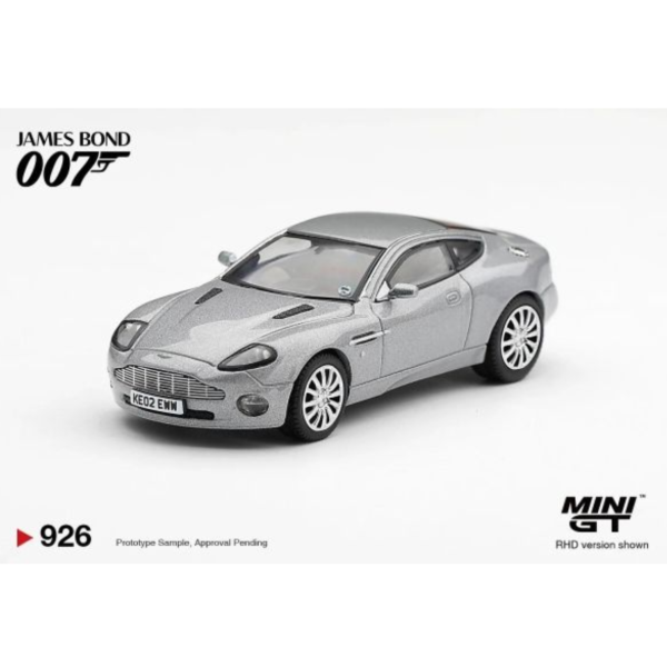 (預購) [吊卡版] MINIGT 奧斯頓馬丁 Aston Martin V12 Vanquish "Die Another Day" 繁中版 RHD MGT00926-007TC 20261001 [吊卡版] MINIGT 奧斯頓馬丁 Aston Martin V12 Vanquish "Die Another Day" 繁中版 RHD MGT00926-007TC
