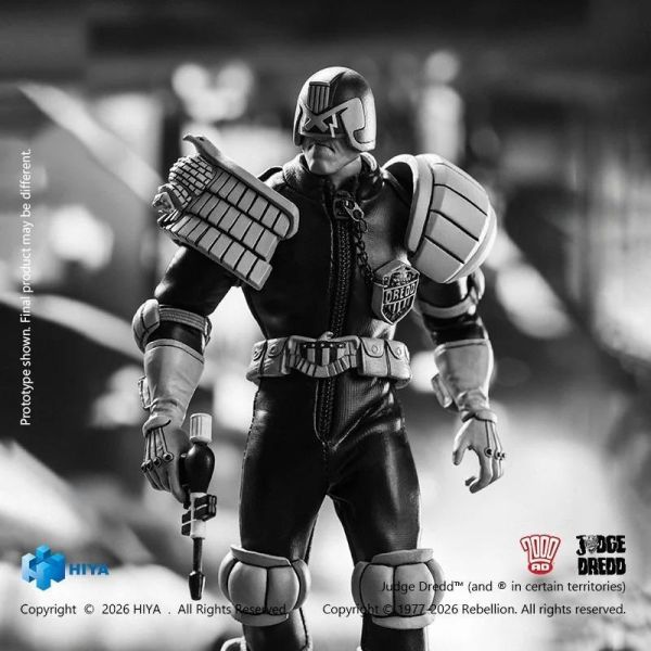 (預購) Hiya Toys E.S.S. 1/12 15cm 超時空戰警 判官爵德 黑白版 ESJ0163 可動完成品 20260825 Hiya Toys E.S.S. 1/12 15cm 超時空戰警 判官爵德 黑白版 ESJ0163 可動完成品