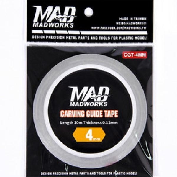 MAD WORKS CGT-4mm 刻線膠帶4mm MAD,WORKS,CGT-4mm,刻線膠帶,4mm,