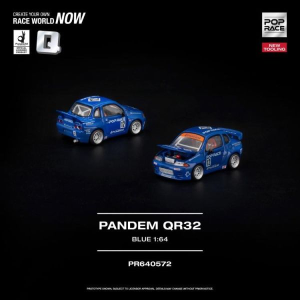 (預購) POP RACE 1/64 PANDEM QR32 BLUE PR640572 20260813 POP RACE 1/64 PANDEM QR32 BLUE PR640572