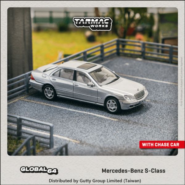 TARMAC WORKS 1/64 賓士 Mercedes-Benz S-Class 金屬亮銀 T64G-072-SL TARMAC WORKS 1/64 賓士 Mercedes-Benz S-Class 金屬亮銀 T64G-072-SL