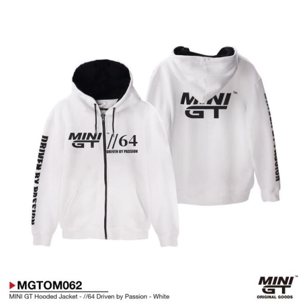 (預購) MINIGT Hooded Jacket 64 Driven by Passion 白色 XS 20260326 MINIGT Hooded Jacket 64 Driven by Passion 白色 XS
