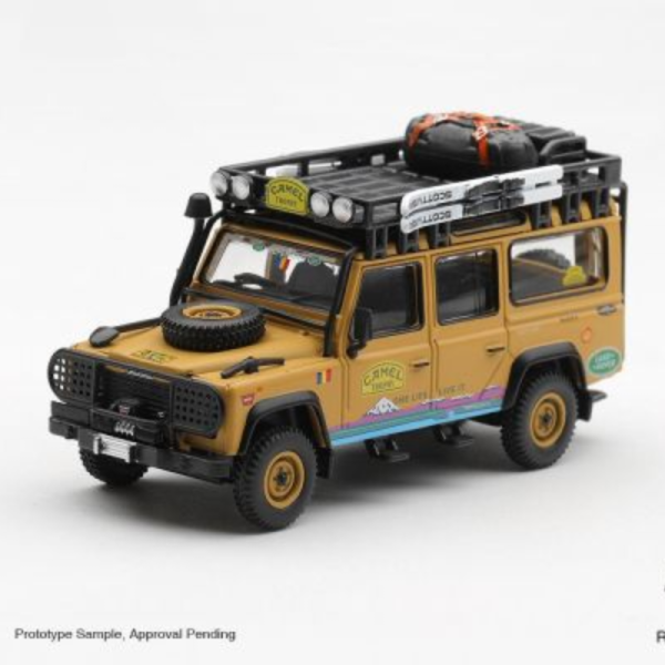 (預購) [吊卡版] MINIGT 1/64 路華 Land Rover Defender 110 1998 Camel Trophy Tierra del Fuego CT.24 Italy LHD MGT01380-BL 20260924 [吊卡版] MINIGT 1/64 路華 Land Rover Defender 110 1998 Camel Trophy Tierra del Fuego CT.24 Italy LHD MGT01380-BL