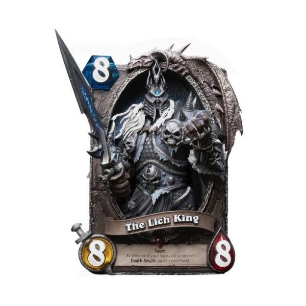 HEX Collectibles x 暴雪遊戲Blizzard 爐石戰記 巫妖王 卡牌藝術雕像 HEX Collectibles x 暴雪遊戲Blizzard 爐石戰記 巫妖王 卡牌藝術雕像