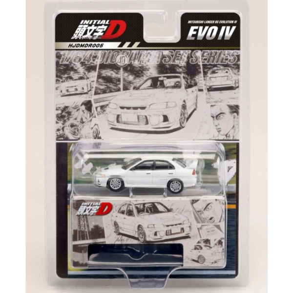 (預購) HOBBY JAPAN 1/64 三菱 Diorama Set Series Mitsubishi Lancer RS Evolution IV / Initial D 岩城清次VS藤原拓海 對戰場合 20261027 HOBBY JAPAN 1/64 三菱 Diorama Set Series Mitsubishi Lancer RS Evolution IV / Initial D 岩城清次VS藤原拓海 對戰場合