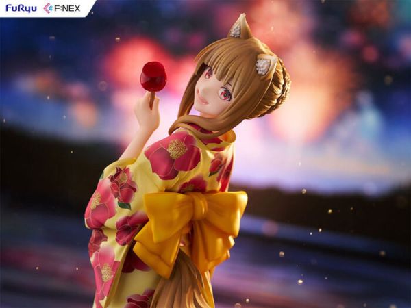 FURYU 1/7 F:NEX 狼與辛香料 赫蘿 浴衣ver. PVC完成品 FURYU 1/7 F:NEX 狼與辛香料 赫蘿 浴衣ver. PVC完成品