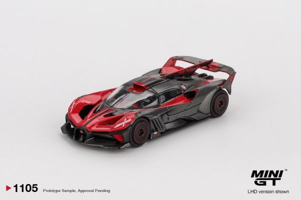 (預購) MINIGT 1/64 布卡迪 Bugatti Bolide Red/w 碳纖維塗裝 LHD 左駕 吊卡版 MGT01105-BL 20251030 MINIGT 1/64 布卡迪 Bugatti Bolide Red/w 碳纖維塗裝 LHD 左駕 吊卡版 MGT01105-BL