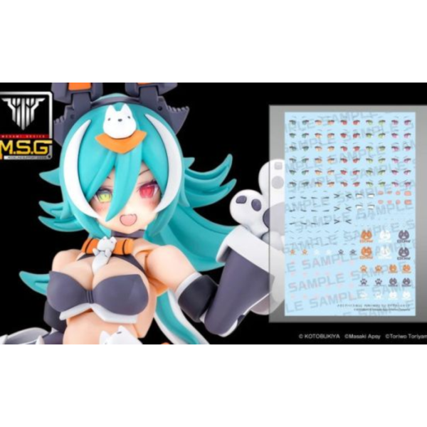 Kotobukiya 壽屋 女神裝置 水貼 M.S.G PUNI MOFU 狼 EYE DECAL SET KP812 Kotobukiya 壽屋 女神裝置 水貼 M.S.G PUNI☆MOFU 狼 EYE DECAL SET KP812