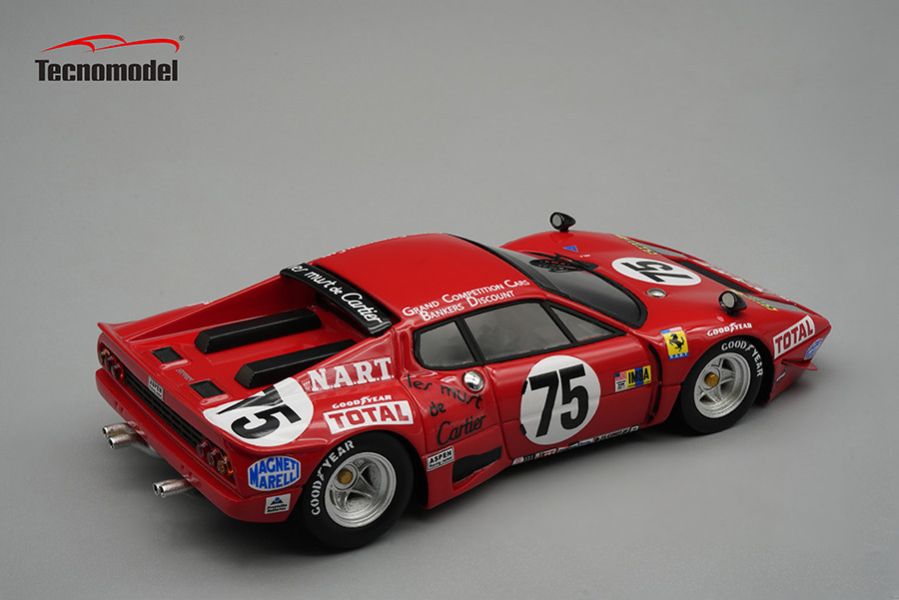 Tecnomodel 1/43 法拉利 Ferrari 365 GTB 4 IMSA - NART  Le mans 1977 car # 75 Drivers - Migault - Guitteny - Cocholopez 利曼24耐1977比賽車 Tecnomodel 1/43 法拉利 Ferrari 365 GTB 4 IMSA - NART  Le mans 1977 car # 75 Drivers - Migault - Guitteny - Cocholopez 利曼24耐1977比賽車