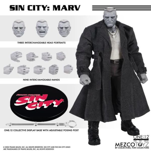 (預購) MEZCO TOYZ One:12 Collective 萬惡城市 馬弗 約17cm 人偶 可動完成品 20251106 (預購) MEZCO TOYZ One:12 Collective 萬惡城市 馬弗 約17cm 人偶 可動完成品 20251106