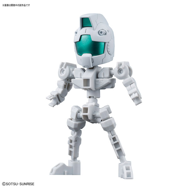 BANDAI SD鋼彈 SDCS OP-03 骨架 白 組裝模型 BANDAI,SD鋼彈,SDCS,OP-03,骨架,白,組裝模型,