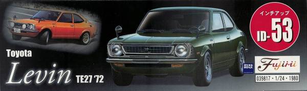 1/24 Toyota TE27 Levin 1972 FUJIMI ID53 富士美 組裝模型 FUJIMI,1/24,ID,Toyota,TE27,Levin,1972,組裝模型,