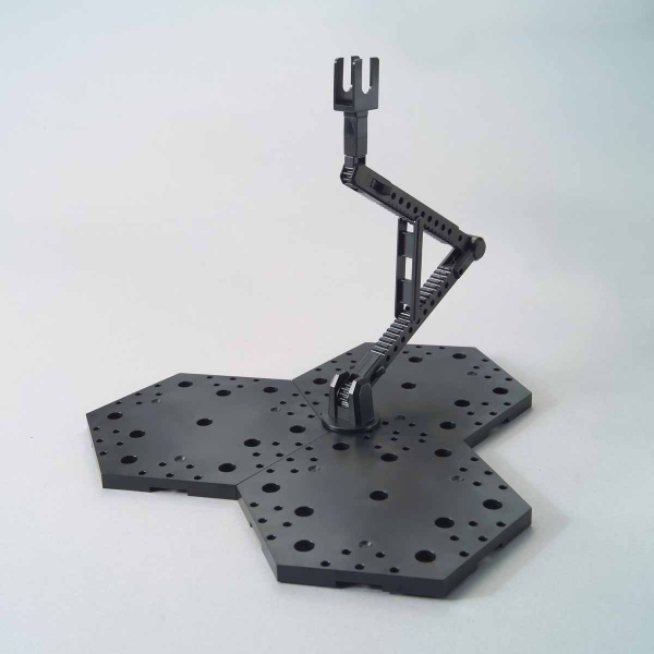 BANDAI 1/144 1/100 Action Base 4 鋼彈模型 地台型支撐架 腳架 黑色 組裝模型 BANDAI,1/144,1/100,Action,Base,4,鋼彈模型,地台型,支撐架,腳架,黑色,組裝模型,