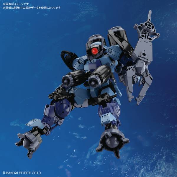 BANDAI 1/144 30mm 030 bEXM-15 波塔諾瓦 水中規格 藍灰色 組裝模型 BANDAI,1/144,30mm,030,bEXM-15,波塔諾瓦,水中規格 藍灰色,組裝模型,