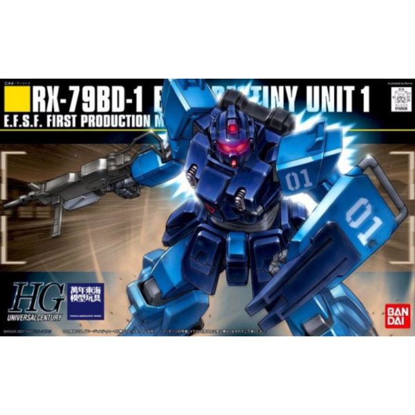 BANDAI 1/144 HGUC 080 蒼藍宿命1號機 機動戰士鋼彈外傳THE BLUE DESTINY 組裝模型 BANDAI,1/144,HGUC,080,蒼藍,宿命,1號機,機動戰士,鋼彈,外傳,THE,BLUE,DESTINY,組裝模型,