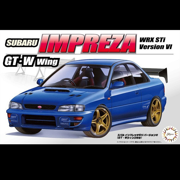 1/24 SUBARU IMPREZA Sti VI 付 GT-W 大尾翼 FUJIMI ID327 富士美 組裝模型 FUJIMI,1/24,RS,Ford,GT40,1966,Nissan,S15,Silvia,HONDA,Cyber,CR-X,Si,HKS,TOYOTA,CHASER,TOURER,