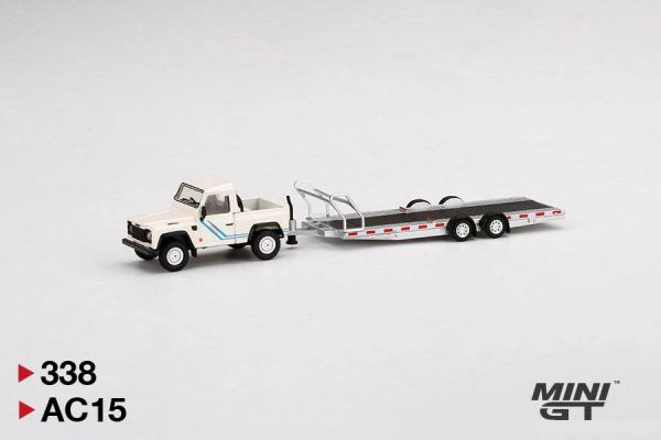 MINIGT 1/64 汽車拖車 TypeA 銀  MINIGT,1/64,汽車拖車,TypeA,銀, 