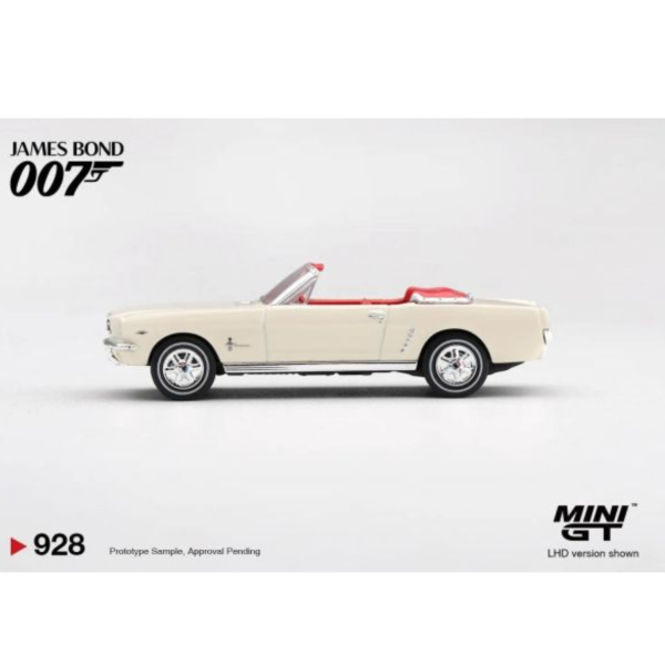 (預購) [吊卡版] MINIGT 福特 Ford Mustang convertible 1964 “Goldfinger” 日文版 LHD MGT00928-007J 20261001 [吊卡版] MINIGT 福特 Ford Mustang convertible 1964 “Goldfinger” 日文版 LHD MGT00928-007J