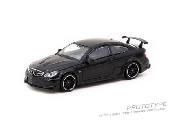 TARMAC WORKS 1/64 賓士 Mercedes-Benz C 63 AMG Coupé Black Series 霧面黑 T64G-009-MB TARMAC WORKS 1/64 賓士 Mercedes-Benz C 63 AMG Coupé Black Series 霧面黑 T64G-009-MB