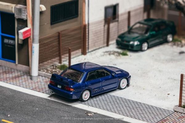 (預購) [吊卡版] TARMAC WORKS 1/64 三菱 GLOBAL64 Mitsubishi Lancer GSR Evolution II Blue T64G-049-BL 20260426 [吊卡版] TARMAC WORKS 1/64 三菱 GLOBAL64 Mitsubishi Lancer GSR Evolution II Blue T64G-049-BL