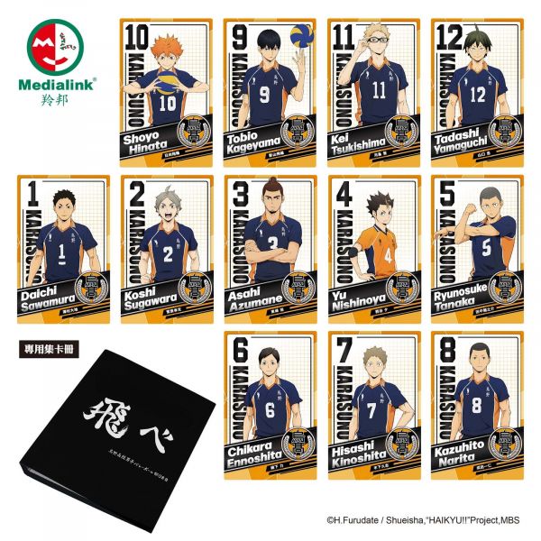 [2022線上漫博限定] 羚邦 排球少年 烏野 球員收藏卡盲抽盒＆蒐集卡冊 分別販售 [2022線上漫博限定],羚邦,排球少年,烏野,球員收藏卡,盲抽盒,＆,蒐集卡冊,分別販售,