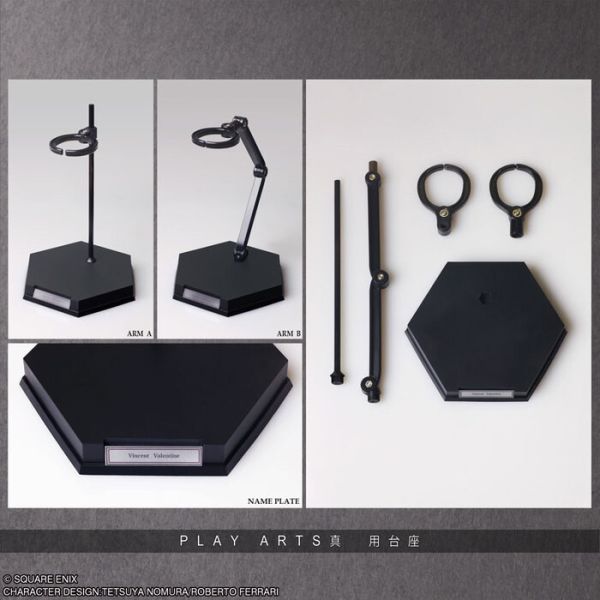 SQUARE ENIX PLAY ARTS 真 FF7R 太空戰士7 重生 最終幻想7 文森特·瓦倫泰 可動完成品 SQUARE ENIX PLAY ARTS 真 FF7R 太空戰士7 重生 最終幻想7 文森特·瓦倫泰 可動完成品