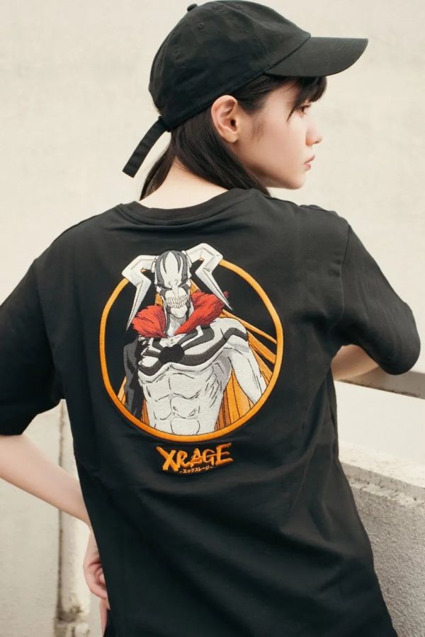 XRAGE BLEACH 死神 完全虛化 刺繡短T XRAGE BLEACH 死神 完全虛化 刺繡短T