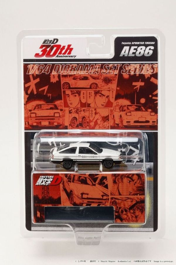 [吊卡版] 頭文字D 30周年紀念 Hobby JAPAN 1/64 豐田 Toyota SPRINTER TRUENO (AE86) / INITIAL D Takumi Fujiwara VS Keisuke Takahashi HJDMD001A [吊卡版] 頭文字D 30周年紀念 Hobby JAPAN 1/64 豐田 Toyota SPRINTER TRUENO (AE86) / INITIAL D Takumi Fujiwara VS Keisuke Takahashi HJDMD001A