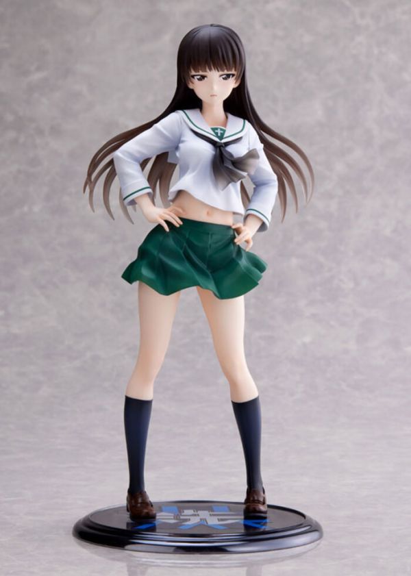 [再販] WAVE 1/7 少女與戰車 西住志穗 大洗女子學園制服ver. PVC完成品 DT-192 [再販] WAVE 1/7 少女與戰車 西住志穗 大洗女子學園制服ver. PVC完成品 DT-192