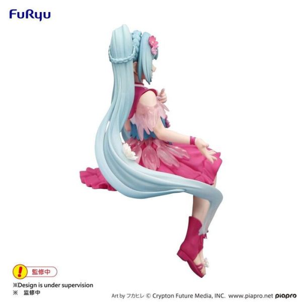 FURYU 景品 初音未來 花之妖精 大波斯菊 泡麵蓋公仔 FURYU 景品 初音未來 花之妖精 大波斯菊 泡麵蓋公仔