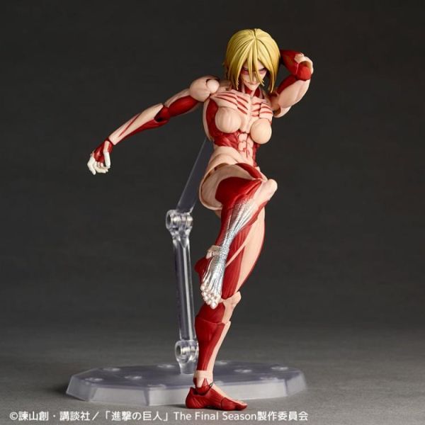(預購) KAIYODO 海洋堂 Revoltech 驚奇山口式 進擊的巨人 女巨人 亞妮 2026版 可動完成品 NR100 20260510 KAIYODO 海洋堂 Revoltech 驚奇山口式 進擊的巨人 女巨人 亞妮 2026版 可動完成品 NR100