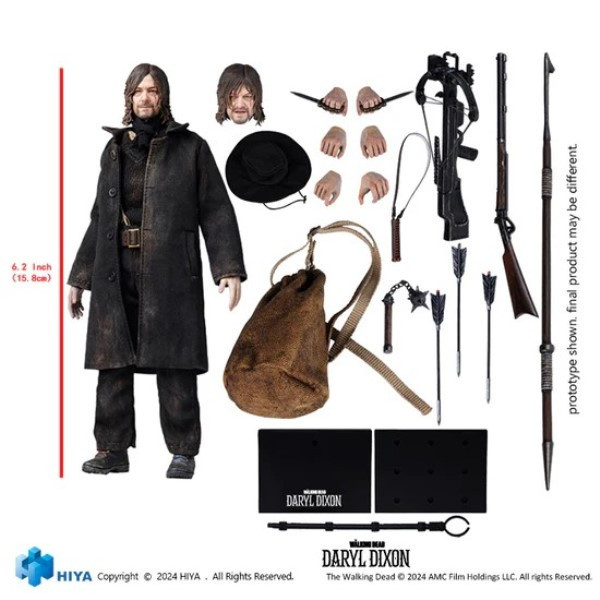 Hiya Toys 1/12 ES 陰屍路 戴瑞 Daryl Dixon 可動完成品 Hiya Toys 1/12 ES 陰屍路 戴瑞 Daryl Dixon 可動完成品