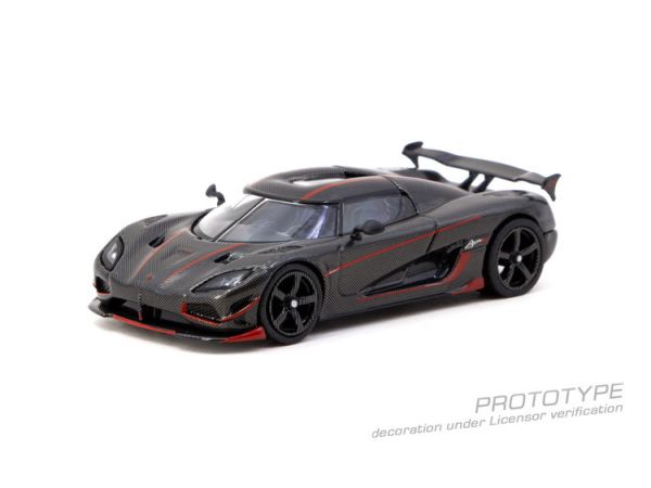 (預購) TARMAC WORKS 1/64 柯尼賽克 Koenigsegg Agera RS Black Carbon Fiber / Red Accents T64G-TL005-BCF (預購) TARMAC WORKS 1/64 柯尼賽克 Koenigsegg Agera RS Black Carbon Fiber / Red Accents T64G-TL005-BCF